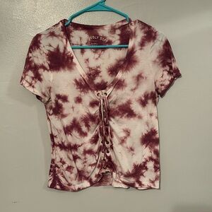 Tie-die tie up top